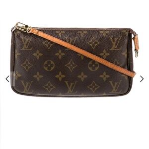 Louis Vuitton Brown Monogram Pouch